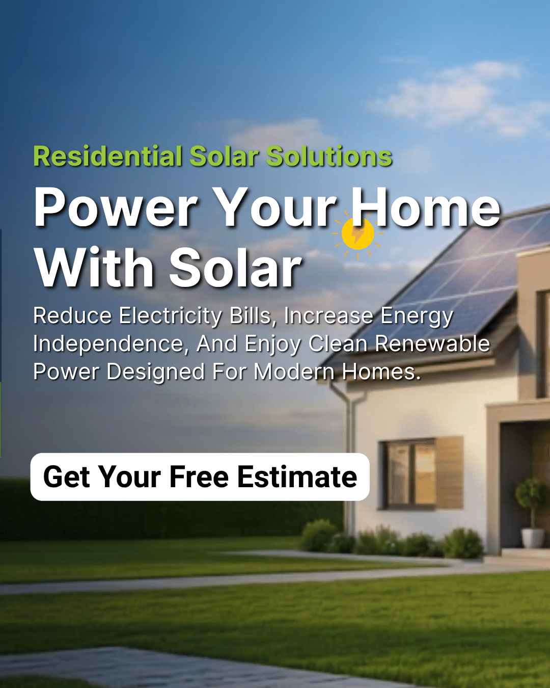 Residential Solar Banner mobile